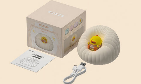 A Tiny Couch, A Cozy Glow: The Silicone Tap Night Light Made for Wind-Down Moments