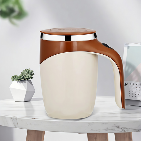 The Automatic Magnetic Self-Stirring Mug—For People Who Hate Clumps (and Love Convenience)