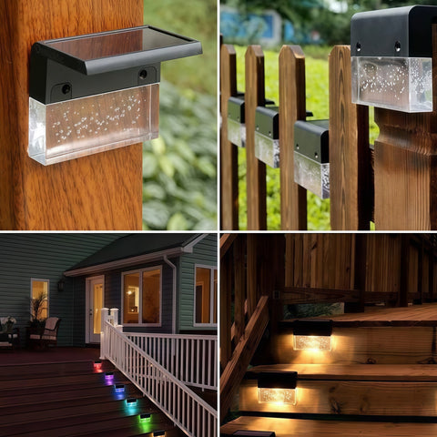 Crystal Amber Solar Step Light—A “No-Wiring” Outdoor Glow That Feels High-End