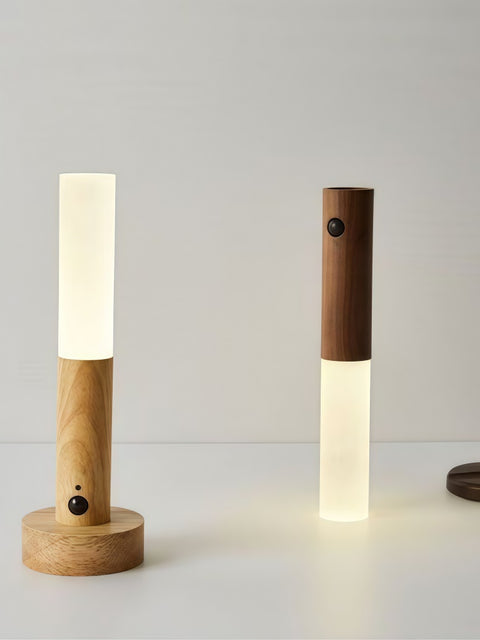 Wood-Grain Magnetic Motion Night Light
