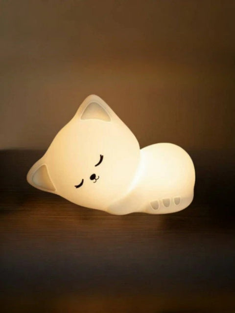 Sleepy Cat Silicone Night Light