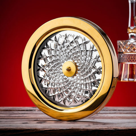 360° Spinning Wine Decanter Set (1.5L) with Tray