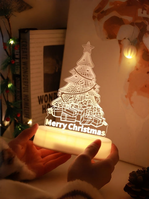Acrylic Christmas Desk Lamp