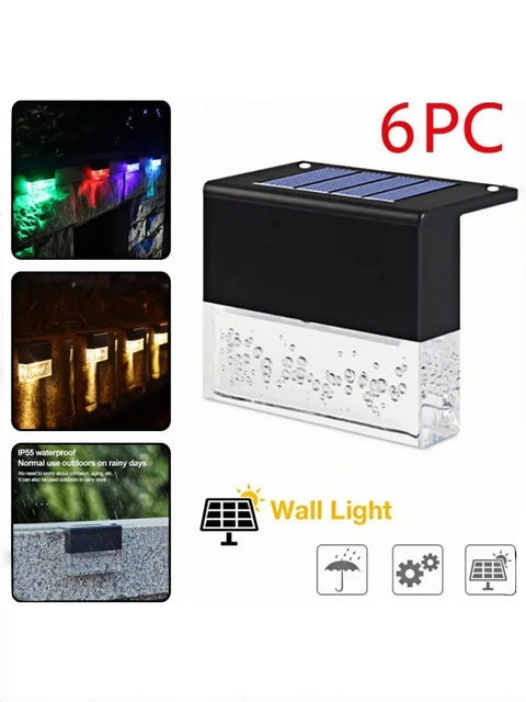 Crystal Amber Solar Step Light