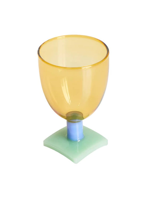SOREMO Color-Block Glass Cup