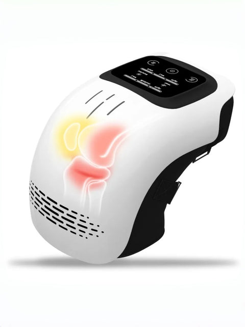 Wireless Heated Knee Massager with Red Light & Vibration