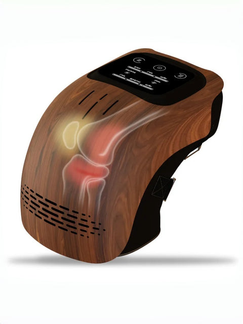 Wireless Heated Knee Massager with Red Light & Vibration