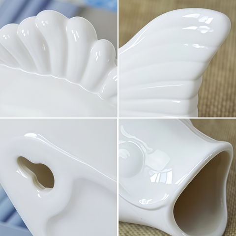 close-up of goldfish wall vase highlighting flowing form from Gallery of Use