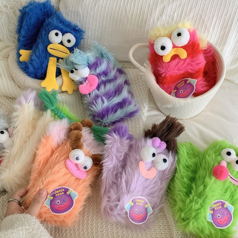 Funny Plush Winter Floor Socks