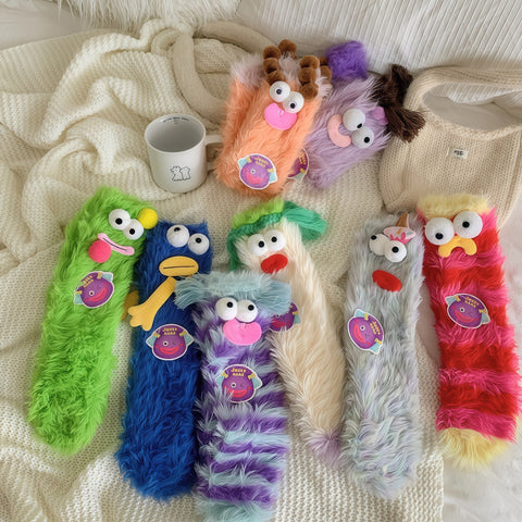 Funny Plush Winter Floor Socks