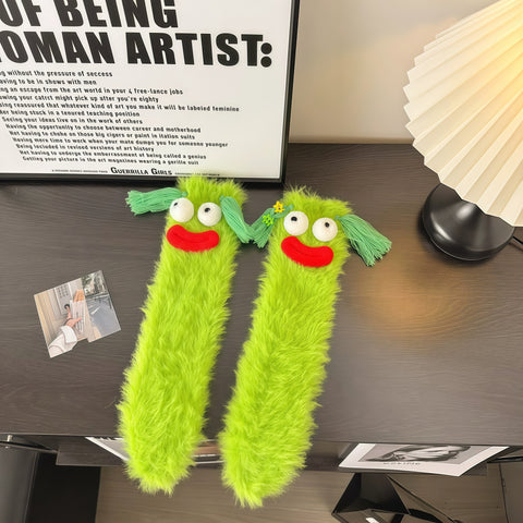Funny Plush Winter Floor Socks