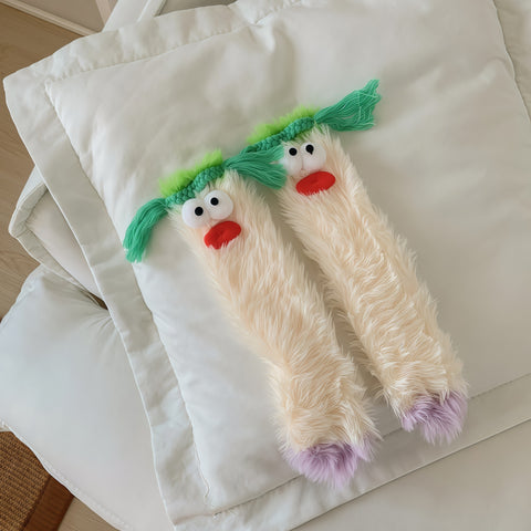 Funny Plush Winter Floor Socks