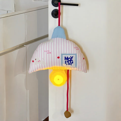 cute hanging LED night light door décor with soft glow