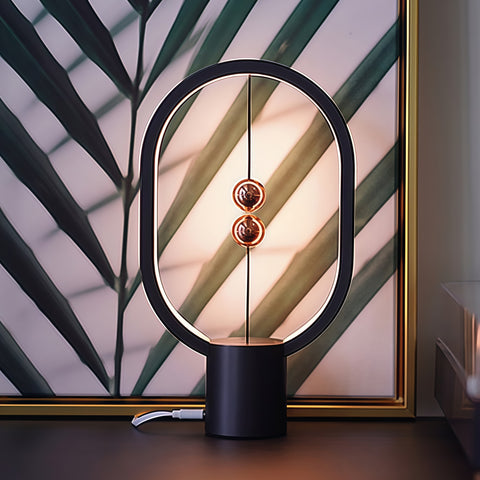 elegant magnetic balance mini ambience lamp displayed with soft glow from Gallery of Use