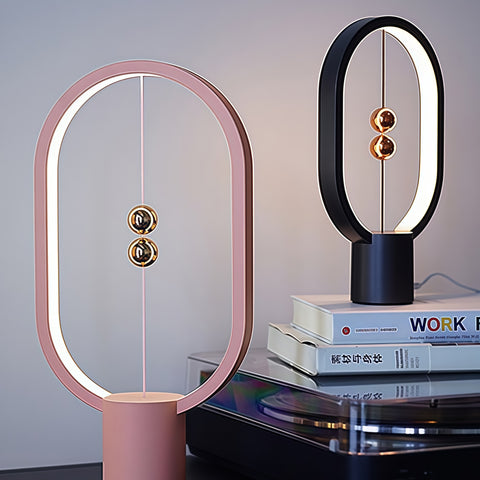 elegant magnetic balance mini ambience lamp displayed with soft glow from Gallery of Use
