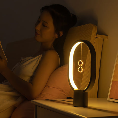 elegant magnetic balance mini ambience lamp displayed with soft glow from Gallery of Use