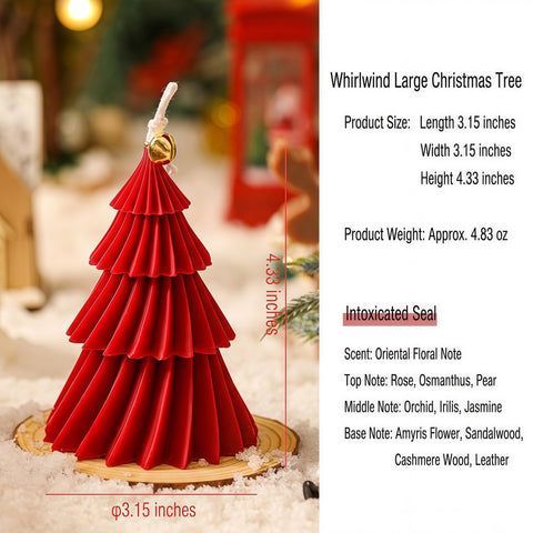 Mini Spiral Christmas Tree Scented Candle