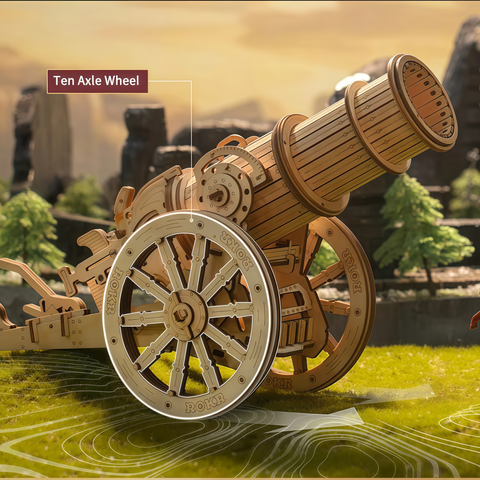 3D Wooden Siege Model Kit