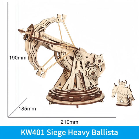 3D Wooden Siege Model Kit