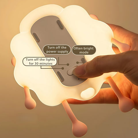 close-up of sheep night light showcasing its sweet silhouette