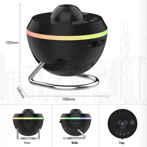 Space Ball Galaxy Meteor Projector Lamp (13 Film Discs)