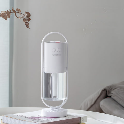 USB mini humidifier quietly humidifying a small space