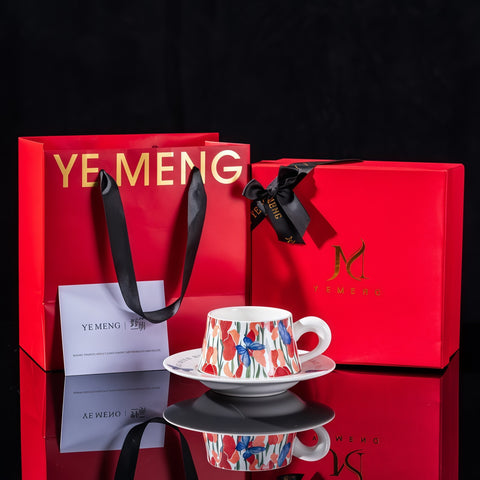 elegant cup & saucer gift set in box from Gallery of Use
