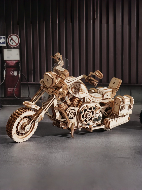 Robotime ROKR Cruiser Motorcycle 3D Wooden Puzzle