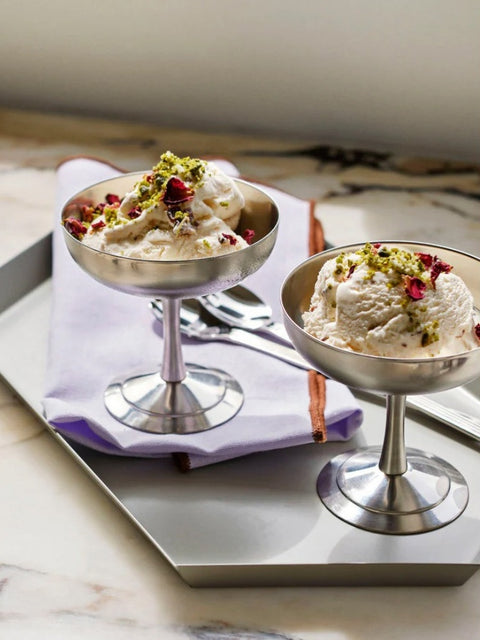 2-Piece Stainless Steel Dessert Cup Set