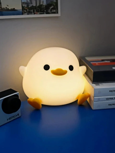 Kawaii Duck Silicone Night Light