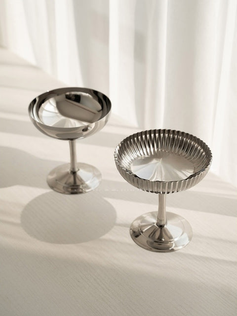 2-Piece Stainless Steel Dessert Cup Set