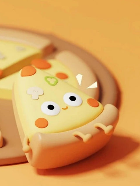 Cute Pizza Silicone Night Light