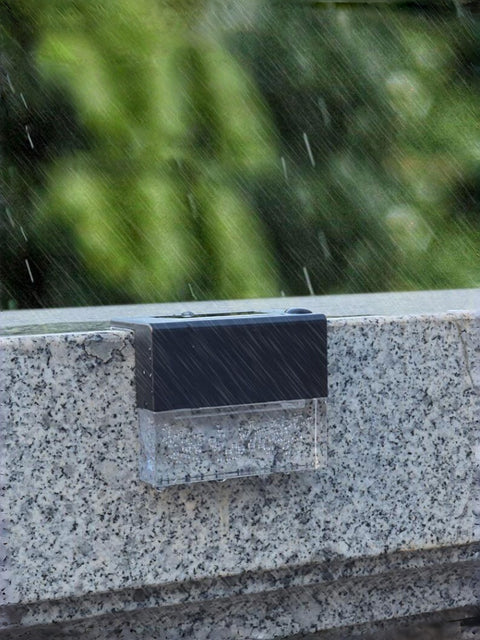 Crystal Amber Solar Step Light