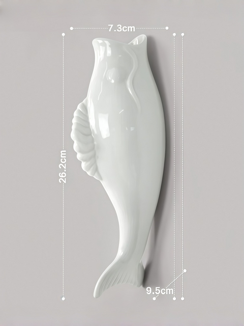 Ceramic Goldfish Wall Vase