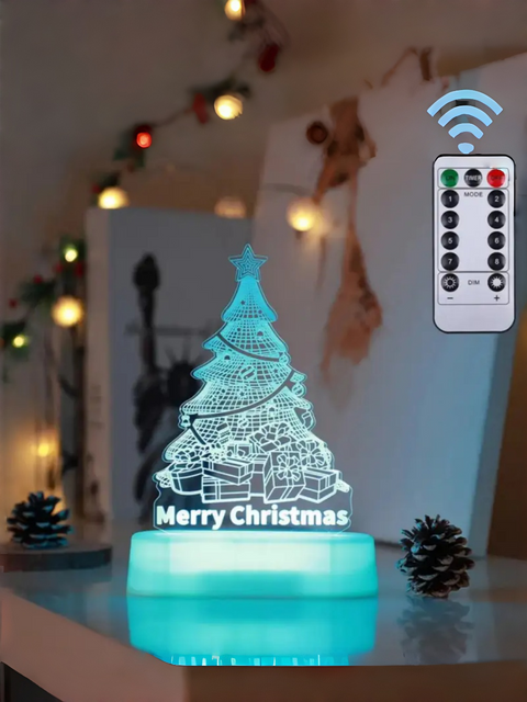 Acrylic Christmas Desk Lamp