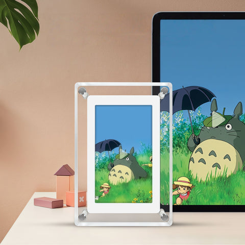 Crystal Acrylic 5" IPS Digital Photo Frame & Ad Player