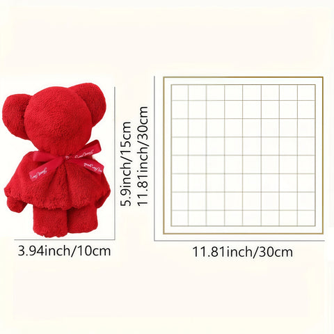 20pcs Cuddly Bear Towel Gift Set with Clear Bag