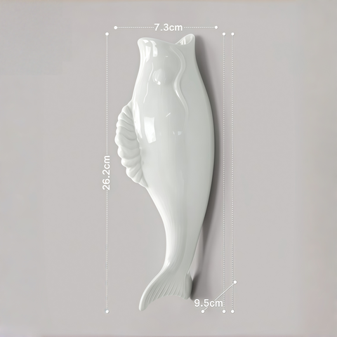 close-up of goldfish wall vase highlighting flowing form from Gallery of Use