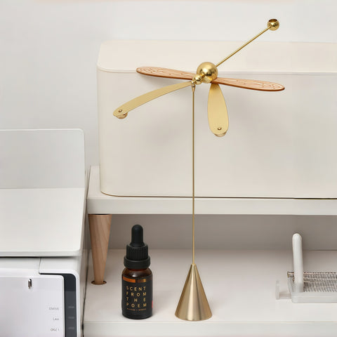 Metallic dragonfly diffuser displayed solo from Gallery of Use