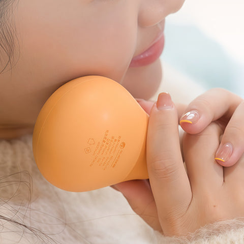 close-up of drumstick shape and smooth surface on hand warmer