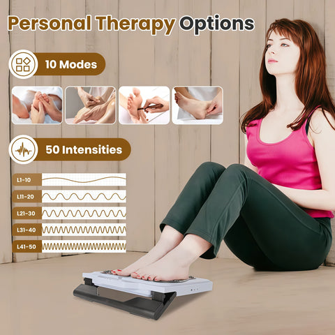 Rechargeable EMS Foot Massager with TENS