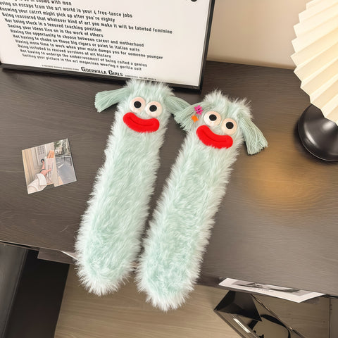 Funny Plush Winter Floor Socks