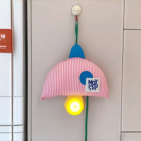 cute hanging LED night light door décor with soft glow