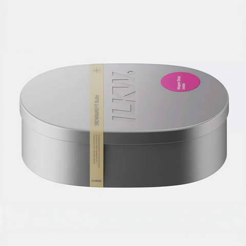 elegant gift packaging presented with soft warm light