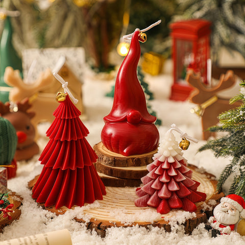 Mini Spiral Christmas Tree Scented Candle