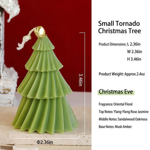 Mini Spiral Christmas Tree Scented Candle