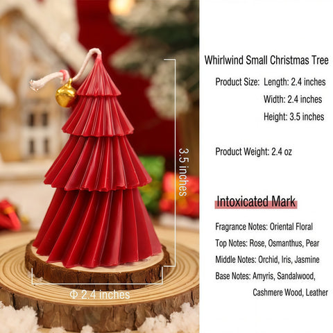 Mini Spiral Christmas Tree Scented Candle