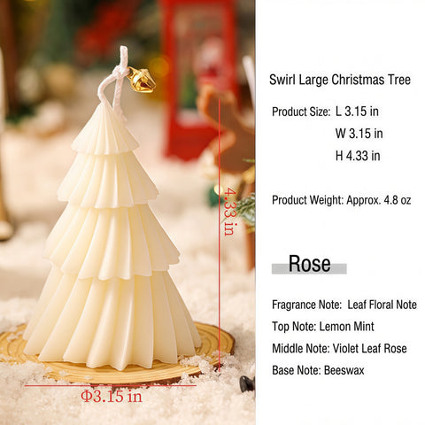 Mini Spiral Christmas Tree Scented Candle