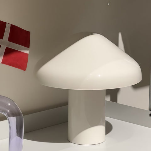 cute mushroom portable lamp glowing with warm cozy light from Gallery of Use