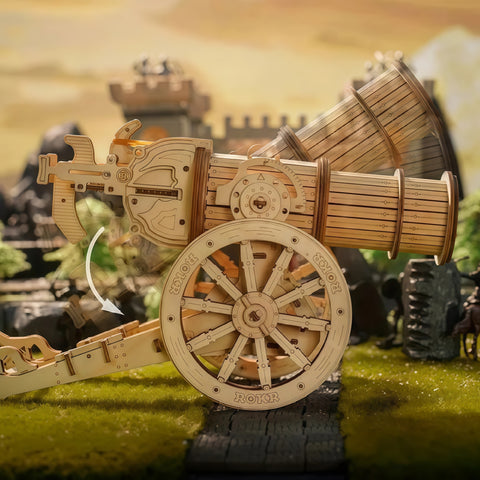 3D Wooden Siege Model Kit